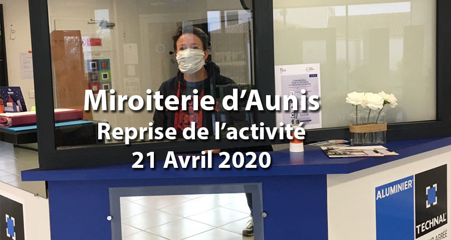 Reprise de notre activité