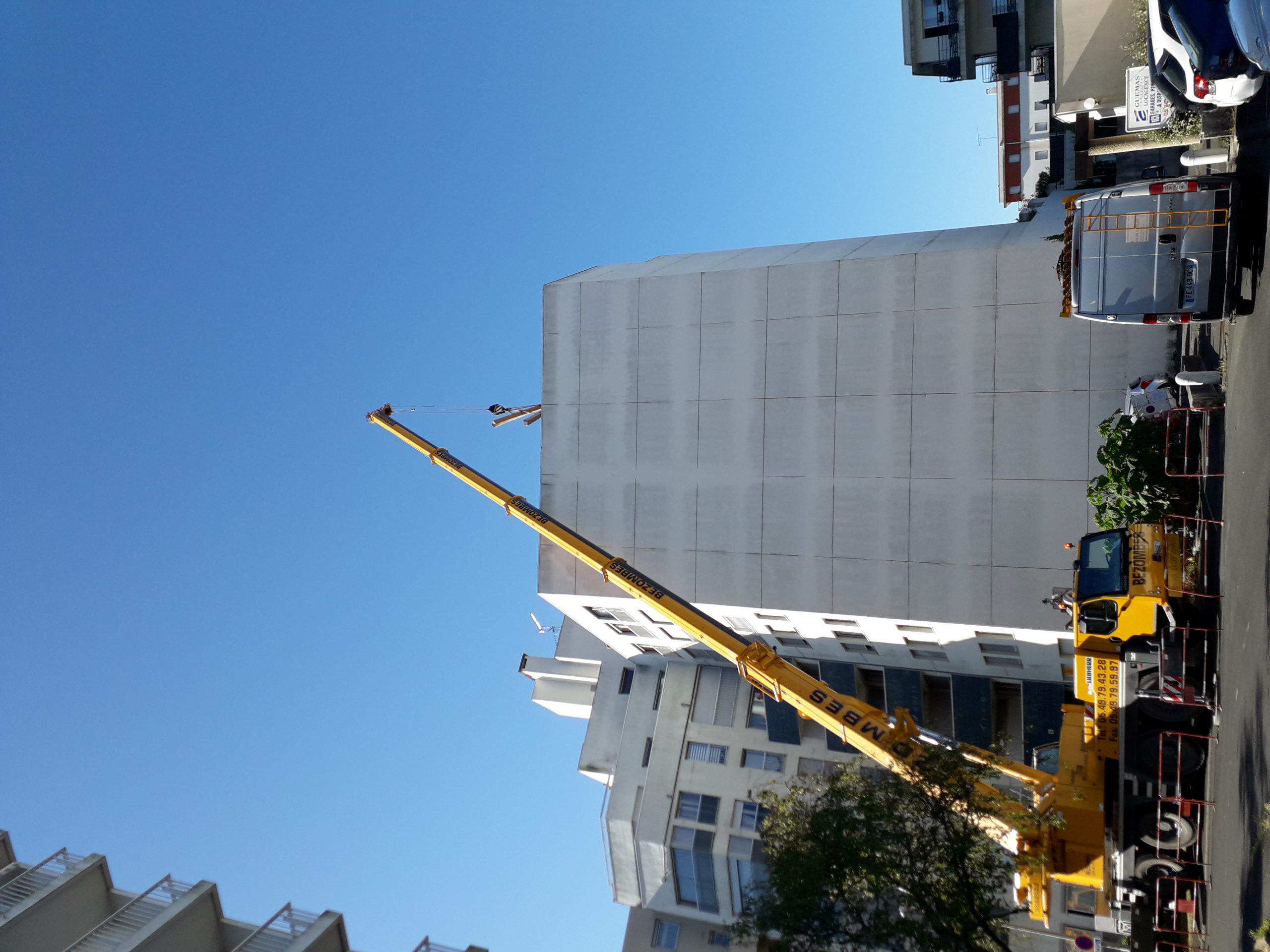 Chantier difficile Rénovation Menuiseries à La Rochelle, appartement 6ème étage