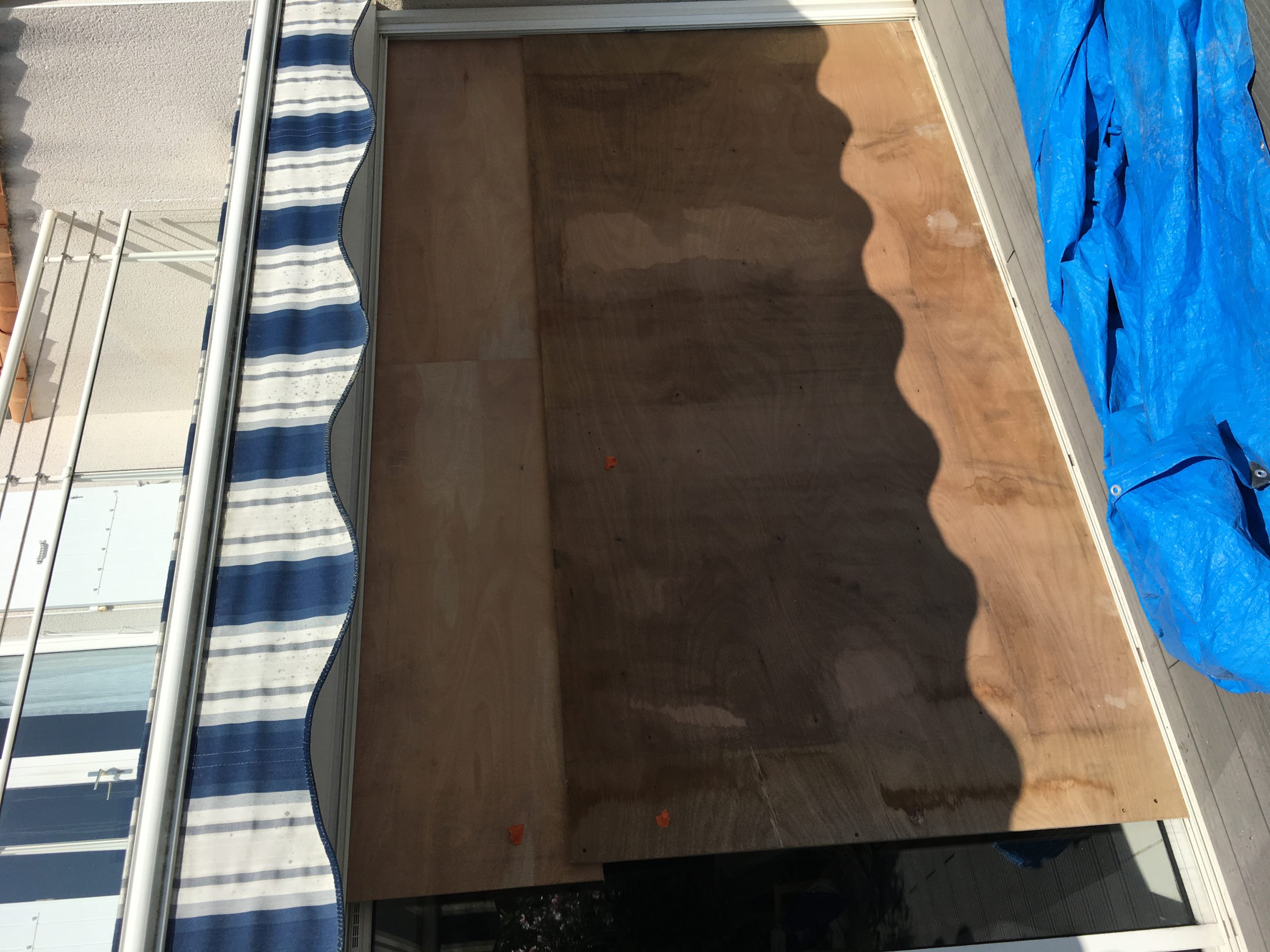 Sécurisation et dépannage d'une baie vitrée à La Rochelle