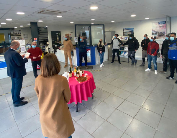 Cérémonie de remise du diplome d'honneur et Médaille du Mérite de la FBTP 17