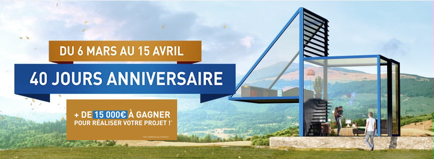 40 Jours Anniversaire Technal avec la Miroiterie et Menuiseries d’Aunis La Rochelle