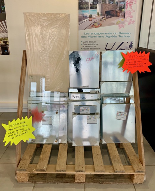 Déstockage de la Menuiserie et Miroiterie d'Aunis de La Rochelle